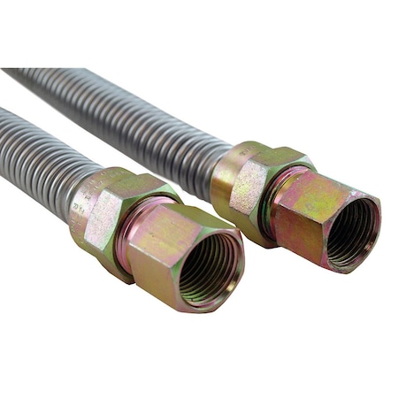 Jones Stephens 5/8in OD 1/2in ID X 48in Long, 1/2in Female Pipe Thread X 1/2in Female Pipe Thread G71055